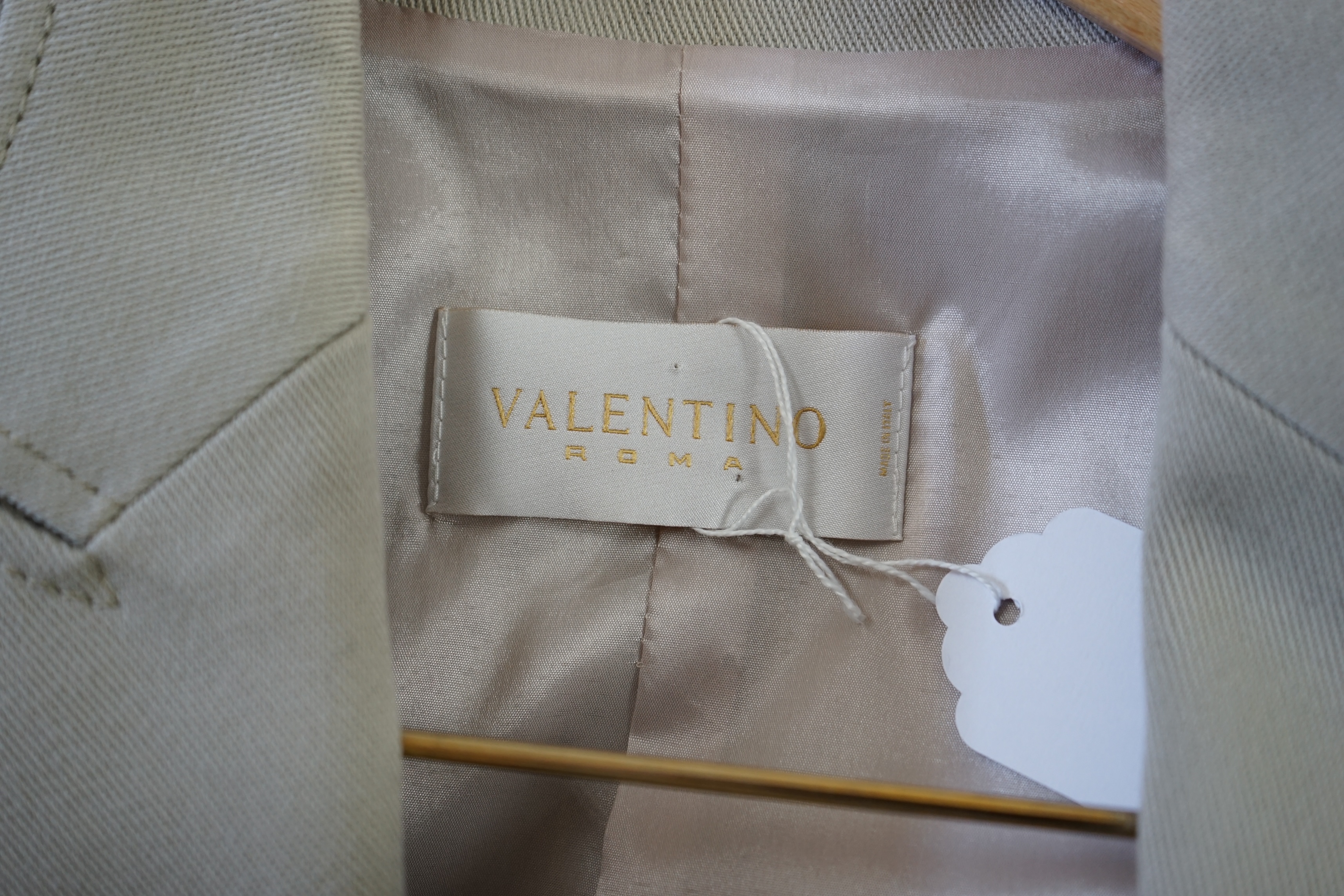 Two lady's Valentino Jackets and a trouser suit. Proceeds to Happy Paws Puppy Rescue